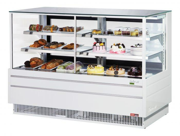 Turbo Air TCGB-72UF-CO-W(B)-N Display cases, Straight front bakery cases, 12.2 x 2 cu. ft.