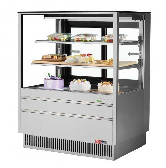 Turbo Air TCGB-36UF-S-N Display cases, Straight front bakery cases, 11.8 cu. ft.