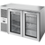 True TBR52-RISZ1-L-S-GG-1 Reach-In Single Zone Refrigerator with Left Side Refrigeration System. Stainless Exterior and Glass Swing Doors