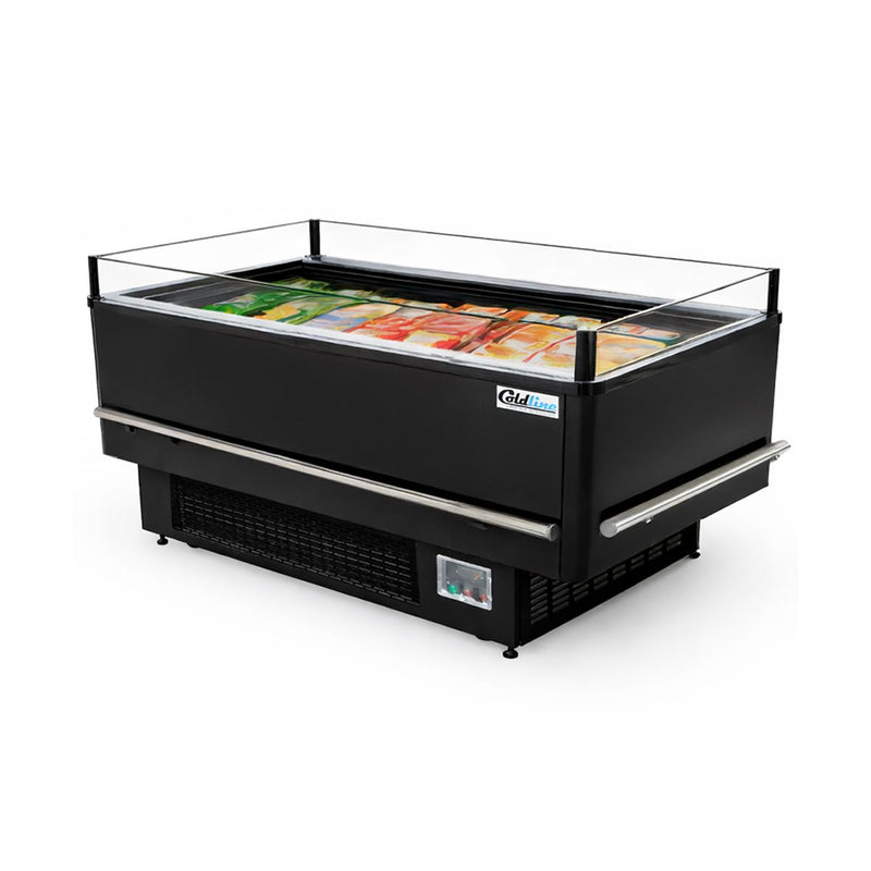 Coldline ISLAND-DT60 62" Dual-Temperature Island Merchandiser