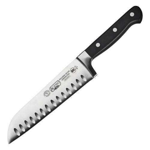 Winco KFP-70 Acero 7" Santoku Knife