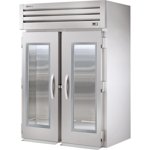 True STR2RRI-2G Roll-In Glass Swing Door Refrigerator