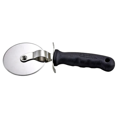 Winco Soft-Grip Commercial Pizza Cutters with Stainless Steel Wheel Blades