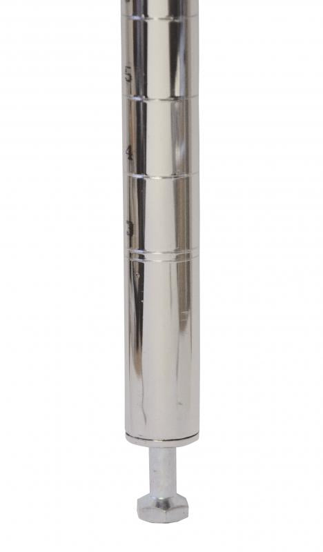 Omcan Chrome Post with leveler (Various sizes available)