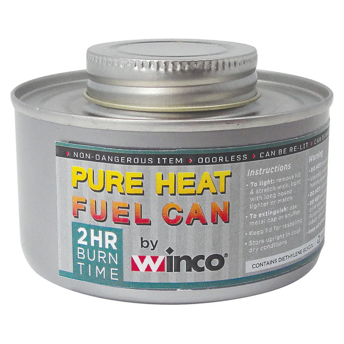 Heat Boost Twist-Cap Chafing Fuel Cans by Winco - Available in Different Models