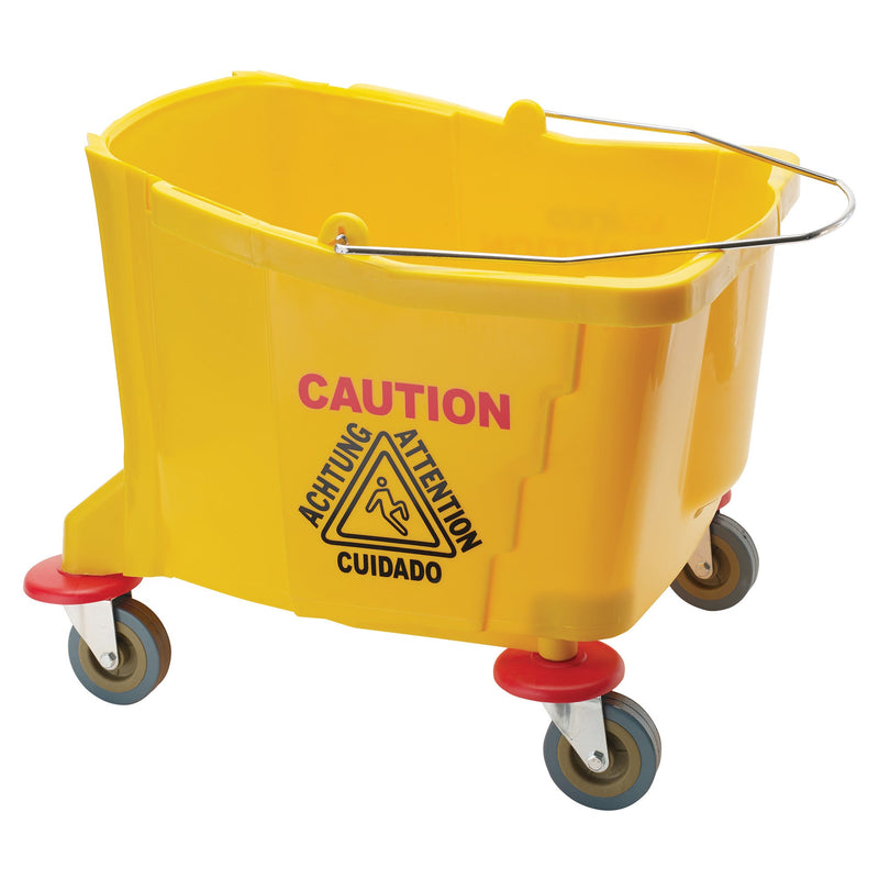 Winco MPB-36B 36-quart yellow replacement mop bucket