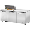 True TSSU-72-08-HC~SPEC3 Solid Door Sandwich/Salad Unit with Hydrocarbon Refrigerant~Spec Package 3