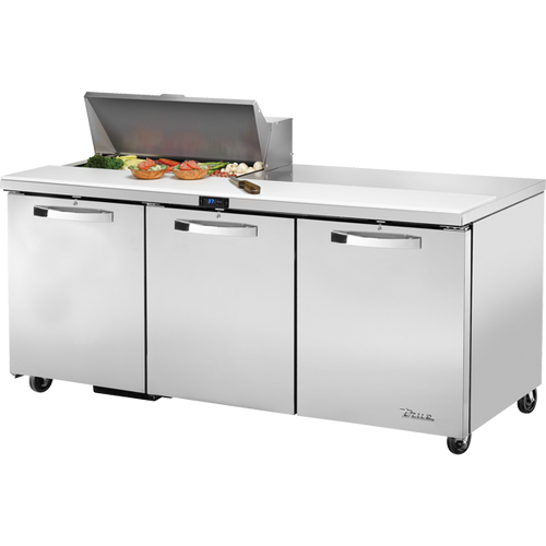 True TSSU-72-08-HC~SPEC3 Solid Door Sandwich/Salad Unit with Hydrocarbon Refrigerant~Spec Package 3