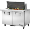 True TSSU-48-18M-B-HC Mega-Top Solid Door Sandwich/Salad Unit with Hydrocarbon Refrigerant