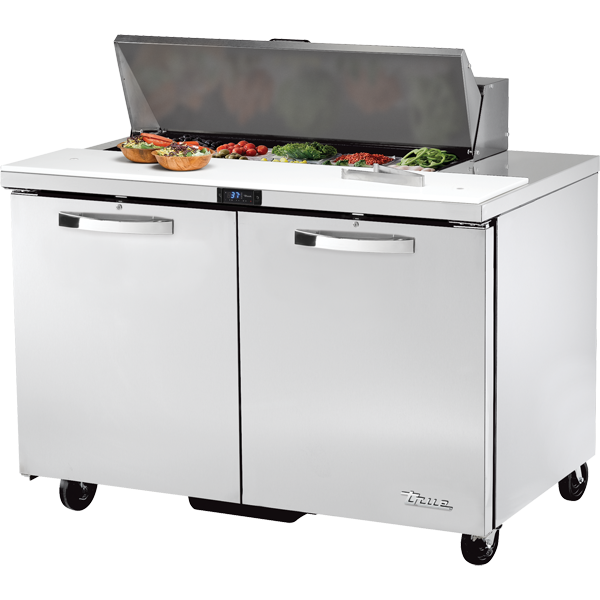 True TSSU-48-10-HC~SPEC3 Solid Door Sandwich/Salad Unit with Hydrocarbon Refrigerant~Spec Package 3