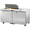 True TSSU-60-08-HC~SPEC3 Solid Door Sandwich/Salad Unit with Hydrocarbon Refrigerant~Spec Package 3