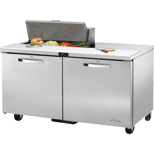 True TSSU-60-08-HC~SPEC3 Solid Door Sandwich/Salad Unit with Hydrocarbon Refrigerant~Spec Package 3