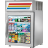 True GDM-05-S-HC~FGD01 Swing Door Counter-Top Stainless Steel Exterior Refrigerator
