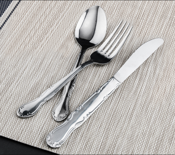 Flatware Elegance Vibro Finish, 18/0 Heavyweight, 1 doz by Winco