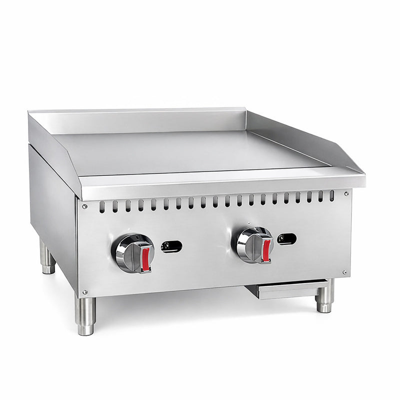 Prepline ENCTGM-24-N/L 24-Inch Manual Gas Countertop Griddle - 60,000 BTU