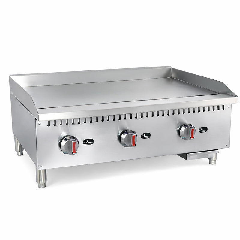 Prepline ENCTGM-36-N/L 36-Inch Manual Gas Countertop Griddle - 90,000 BTU