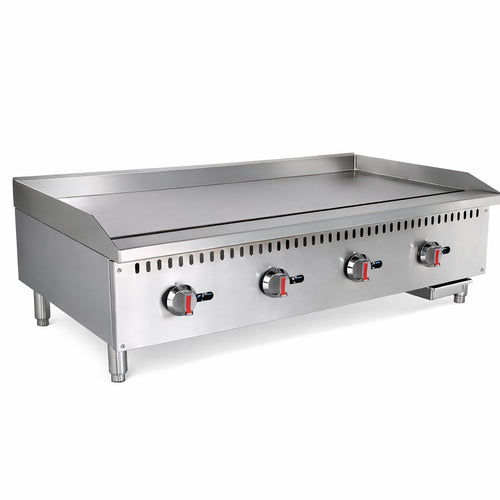 Prepline ENCTGM-48-N/L 48-Inch Manual Gas Countertop Griddle - 120,000 BTU