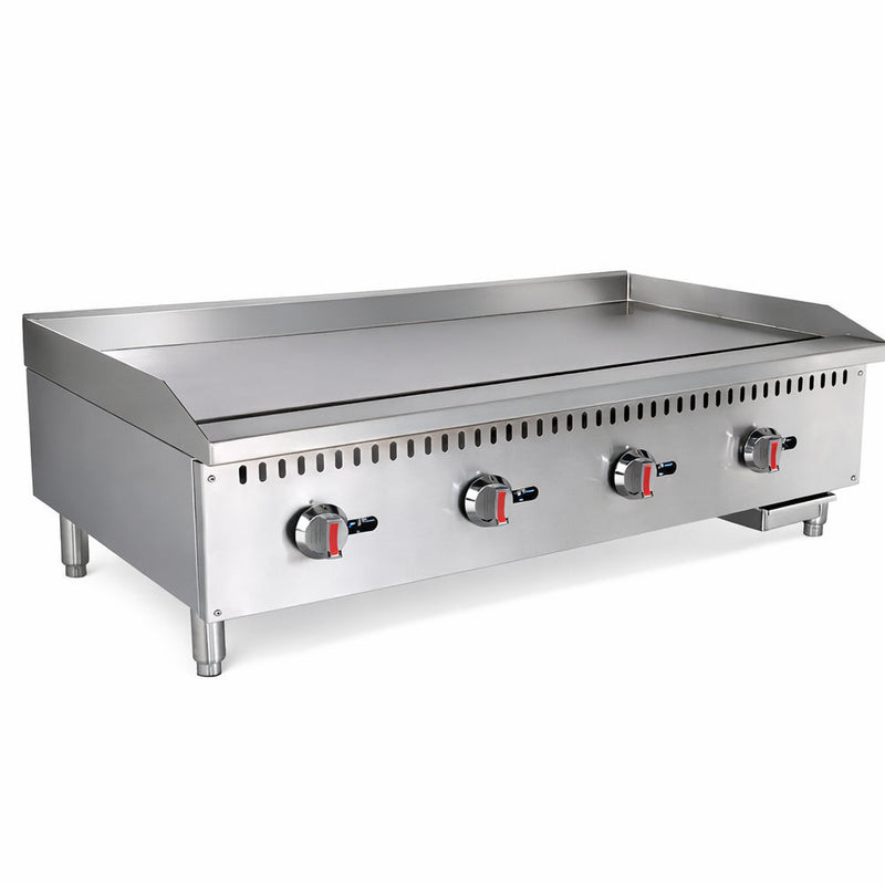 Prepline ENCTGM-48-N/L 48-Inch Manual Gas Countertop Griddle - 120,000 BTU