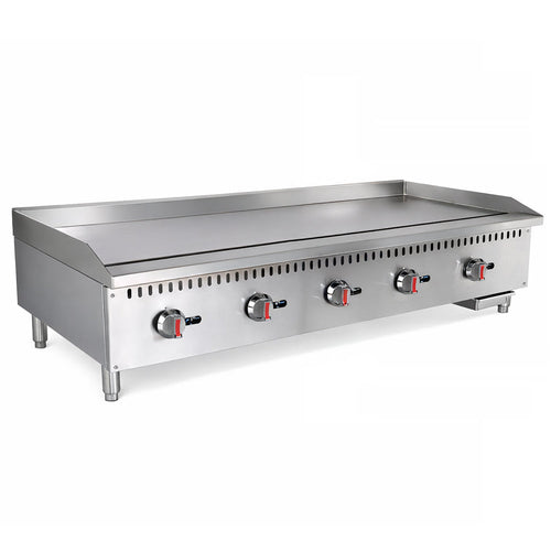 Prepline ENCTGM-60-N/L 60-Inch Manual Gas Countertop Griddle - 150,000 BTU