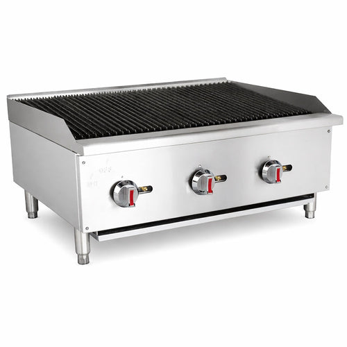 Prepline ENGC-36-N/L 36-Inch Gas Countertop Radiant Charbroiler - 90,000 BTU