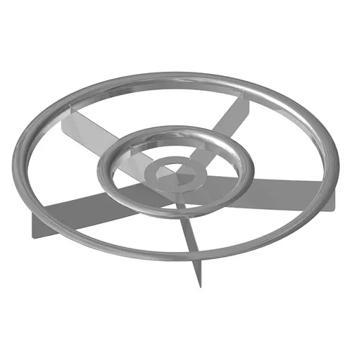 LloydPans 16-inch multi-blade stainless steel pizza rocker knife with safety rail