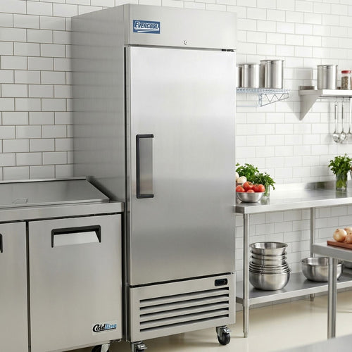 Evercool E-1RE 29-inch commercial reach-in refrigerator