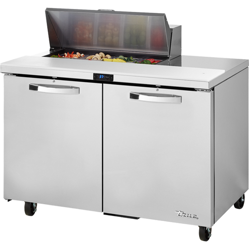 True TSSU-48-08-HC~SPEC3 Solid Door Sandwich/Salad Unit with Hydrocarbon Refrigerant~Spec Package 3