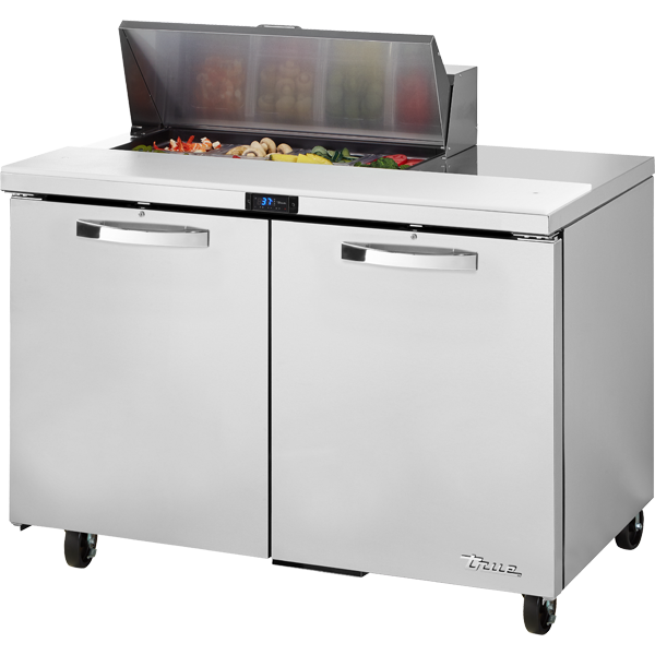True TSSU-48-08-HC~SPEC3 Solid Door Sandwich/Salad Unit with Hydrocarbon Refrigerant~Spec Package 3