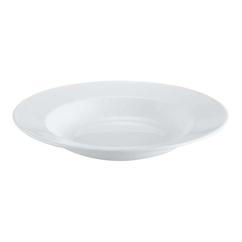 CAC Chinaware Everest Pasta Bowl English Foot 26oz 12"