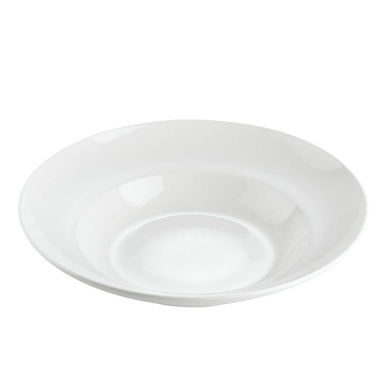 CAC Chinaware Everest Mediterranean Pasta Bowl English Foot 22oz 12"