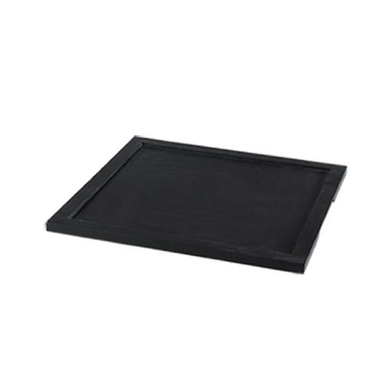 CAC Chinaware Fortune Square Wood Tray For F-P14 14"