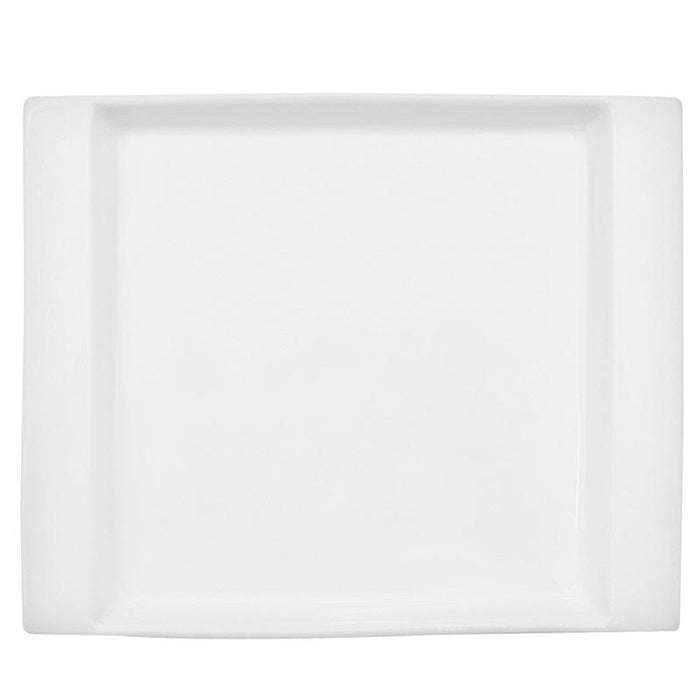 CAC Chinaware Fortune Rect. Tray White 8 5/8"