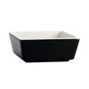 CAC Chinaware Fortune Square Bowl Black/White 5oz 3 1/2"