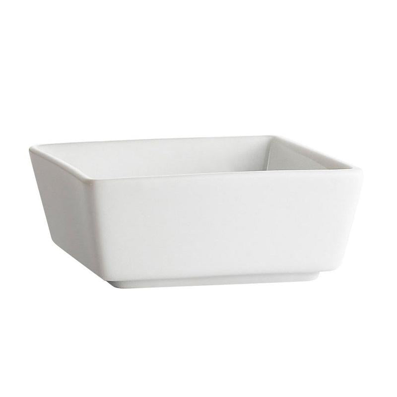CAC Chinaware Fortune Square Bowl 12oz 4 1/2"
