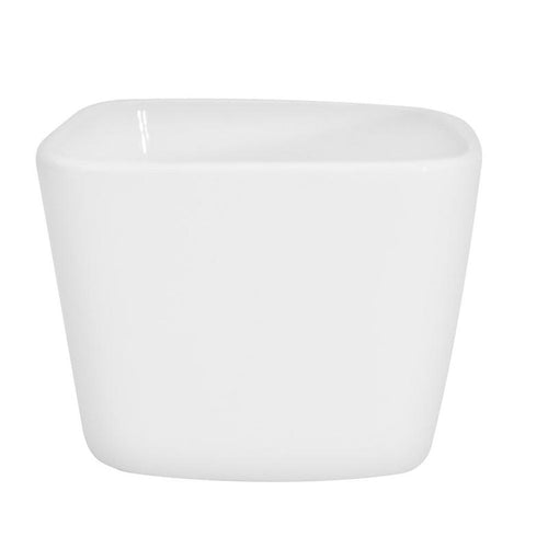 CAC Chinaware Fortune Square Cup 7.5oz 3 1/2"