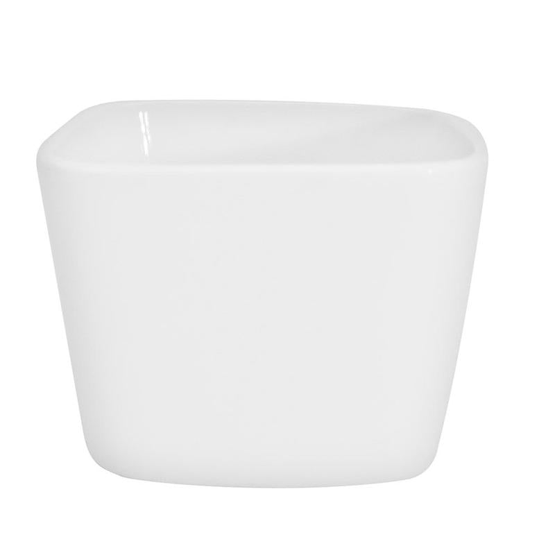 CAC Chinaware Fortune Square Cup 7.5oz 3 1/2"