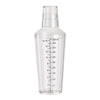 Winco BS-16PC Clear Plastic Bar Shaker