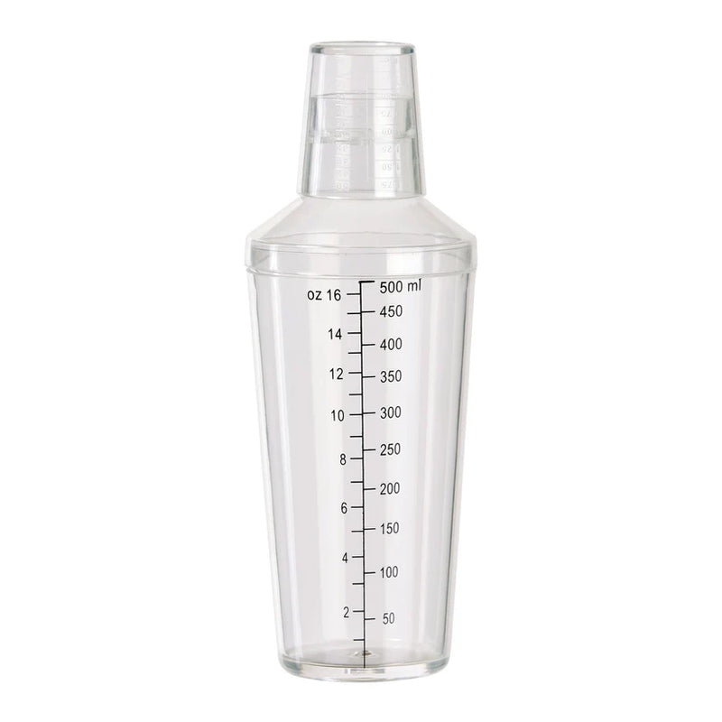 Winco BS-16PC Clear Plastic Bar Shaker