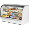 True TCGG-72-HC-LD Curved Glass Refrigerated Deli Case