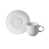 Porto Brasil Coup Coffee Cup With Saucer Stoneware Trendy ( Case of 12)