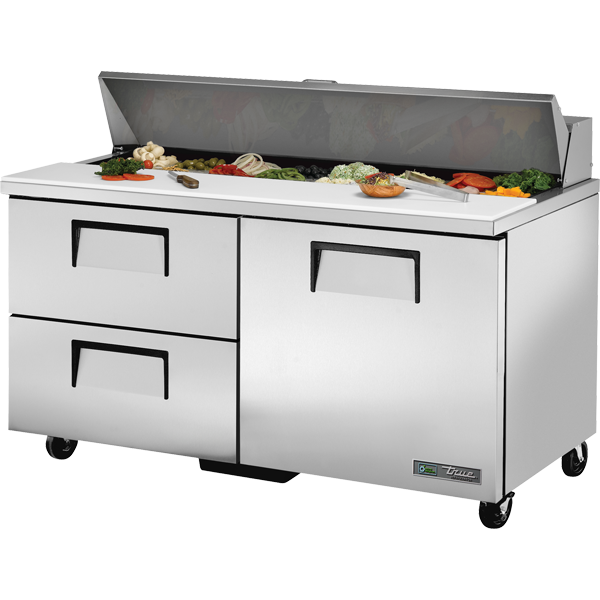 True TSSU-60-16-HC~SPEC3 Drawered Sandwich/Salad Unit with Hydrocarbon Refrigerant