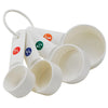 Winco MCPP-4 Plastic Measuring Cup Set