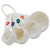 Winco MCPP-4 Plastic Measuring Cup Set