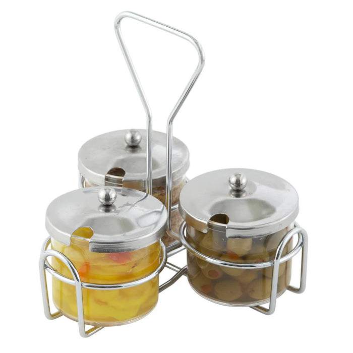 WH SERIES, Chrome Plated Cruet Rack by Winco - Available in Different Models