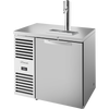 True TDR36-RISZ1-L-S-S-1 Reach-In Single Zone Refrigerator with Left Side Refrigeration System. Stainless Exterior and Solid Swing Doors