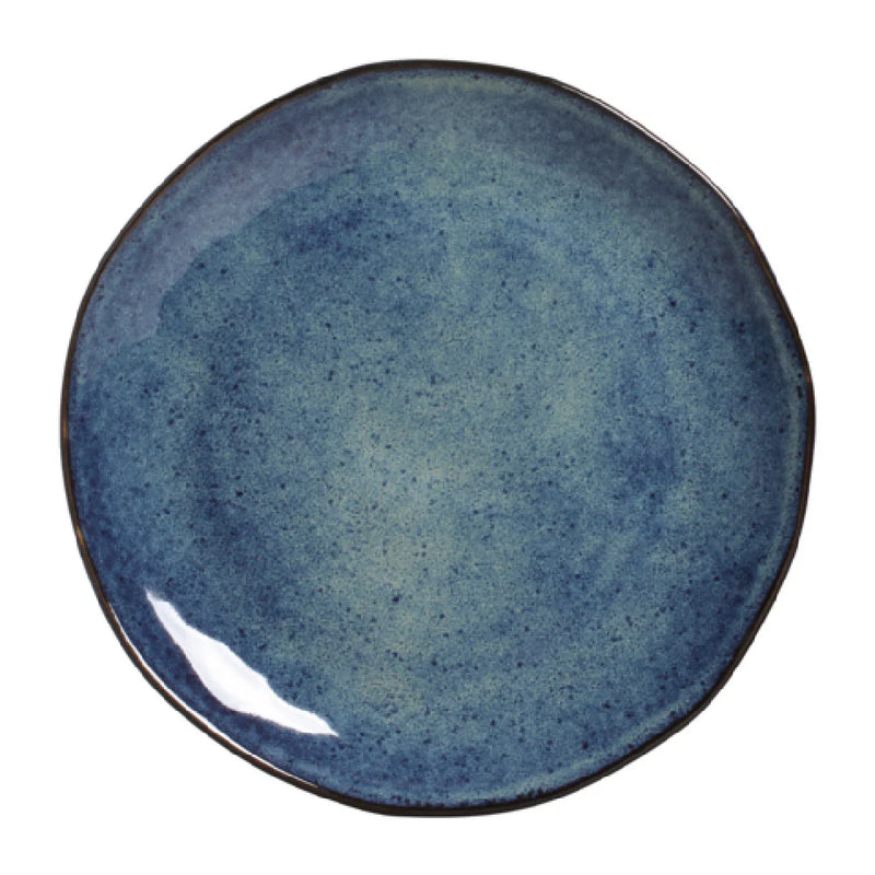 Porto Brasil Organic Plates Stoneware Denim ( Case of 12)