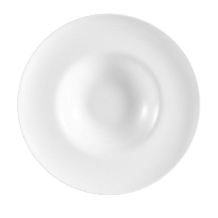 CAC Chinaware Paris-French Round Flat Design Pasta Bowl 12oz 11"