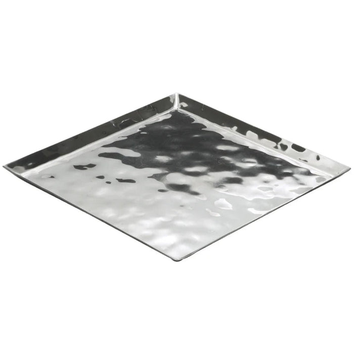 Winco HPS-10 Premium Display Tray, Square, 10-1/4" x 10-1/4" x 5/8", Extra Heavy, S/S (Price/Piece)