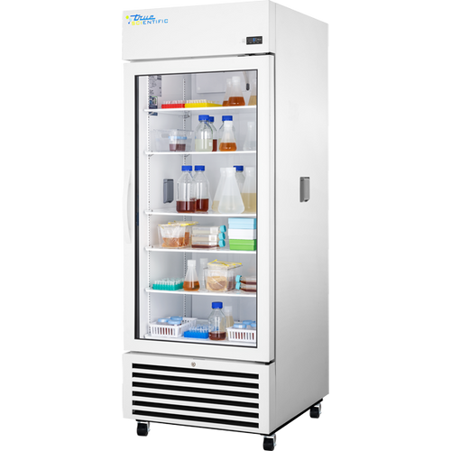 True TSCI-550LR-SWG-R-WW-1A True Scientific – 550 Capacity in Liters • Laboratory Unit • Refrigerator – Swing Glass Door – Right Door Hinge – White Exterior • White Interior – 115 Voltage • Revision A