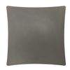 Thunder Group Melamine Western 7-3/8" x 7-3/8", 1-3/8" Deep, Flare Plate, Classic Stone Grey,1 doz